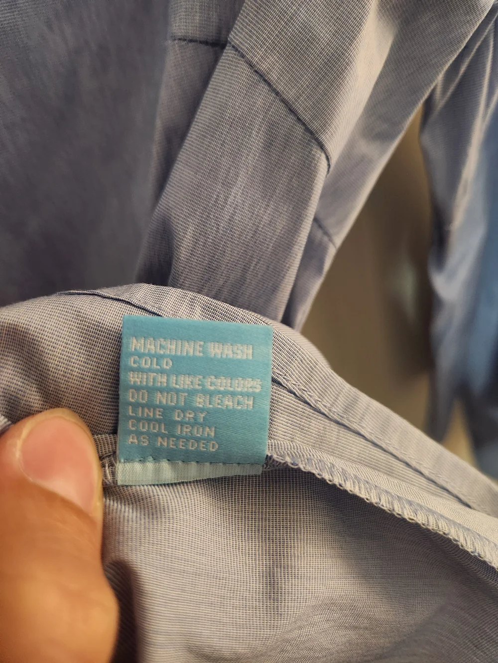 J. McLaughlin Light Blue Bell Sleeve Blouse - Picture 6 of 6